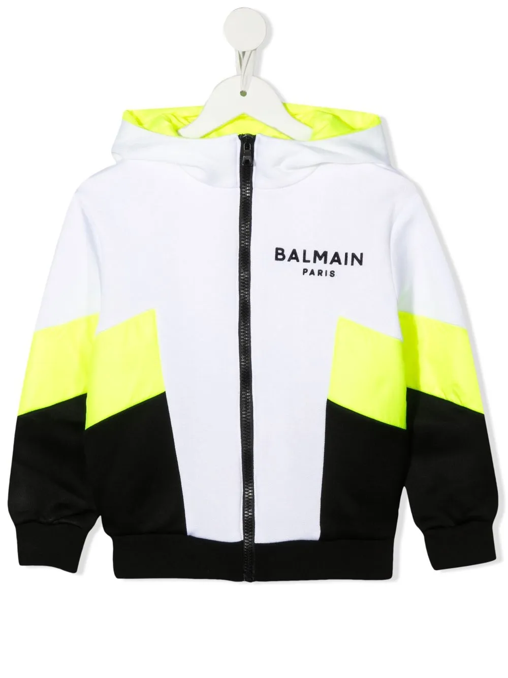 

Balmain Kids logo-print jersey track jacket - White