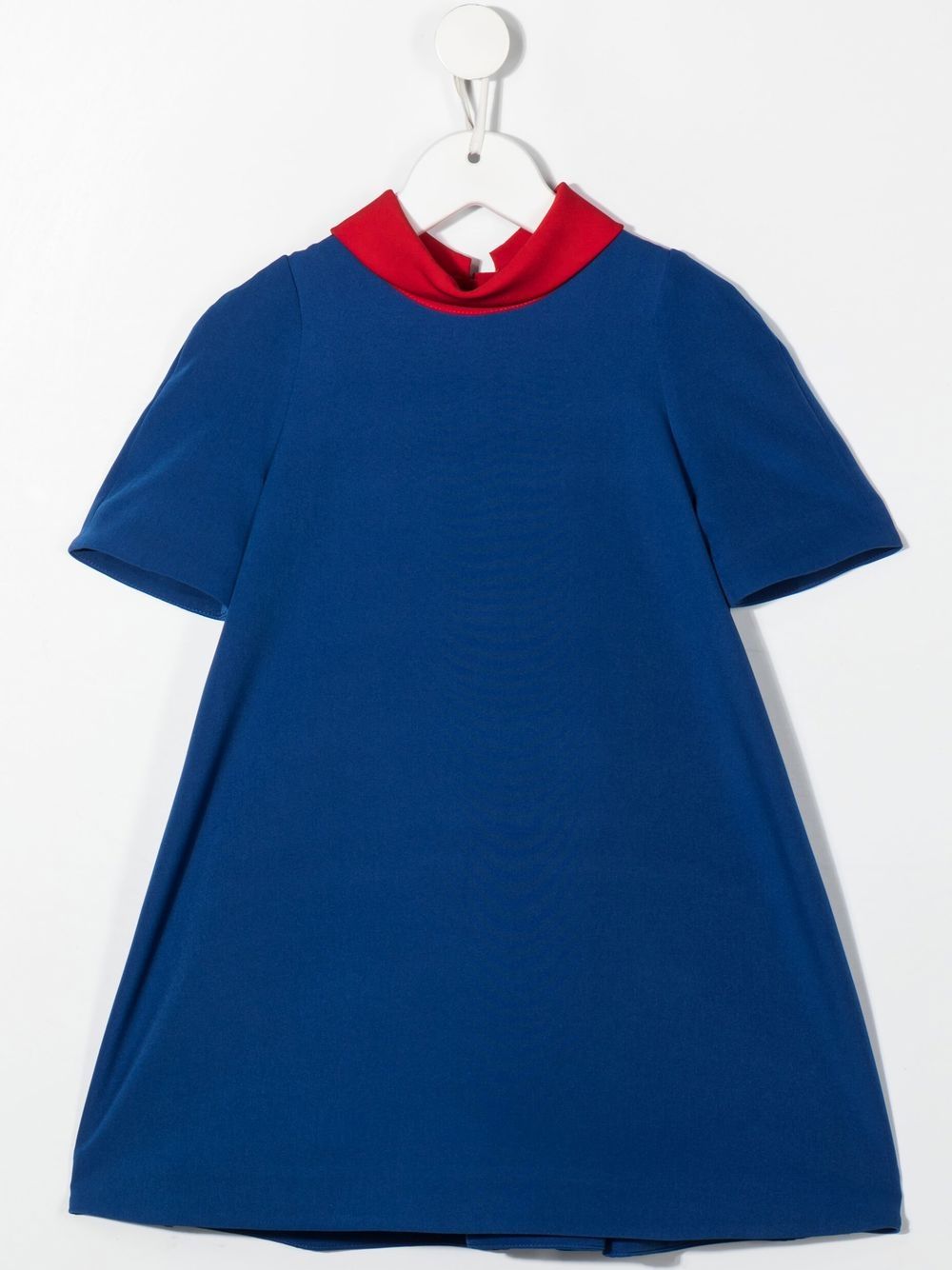 Mi Mi Sol Tweekleurige shirtjurk - Blauw