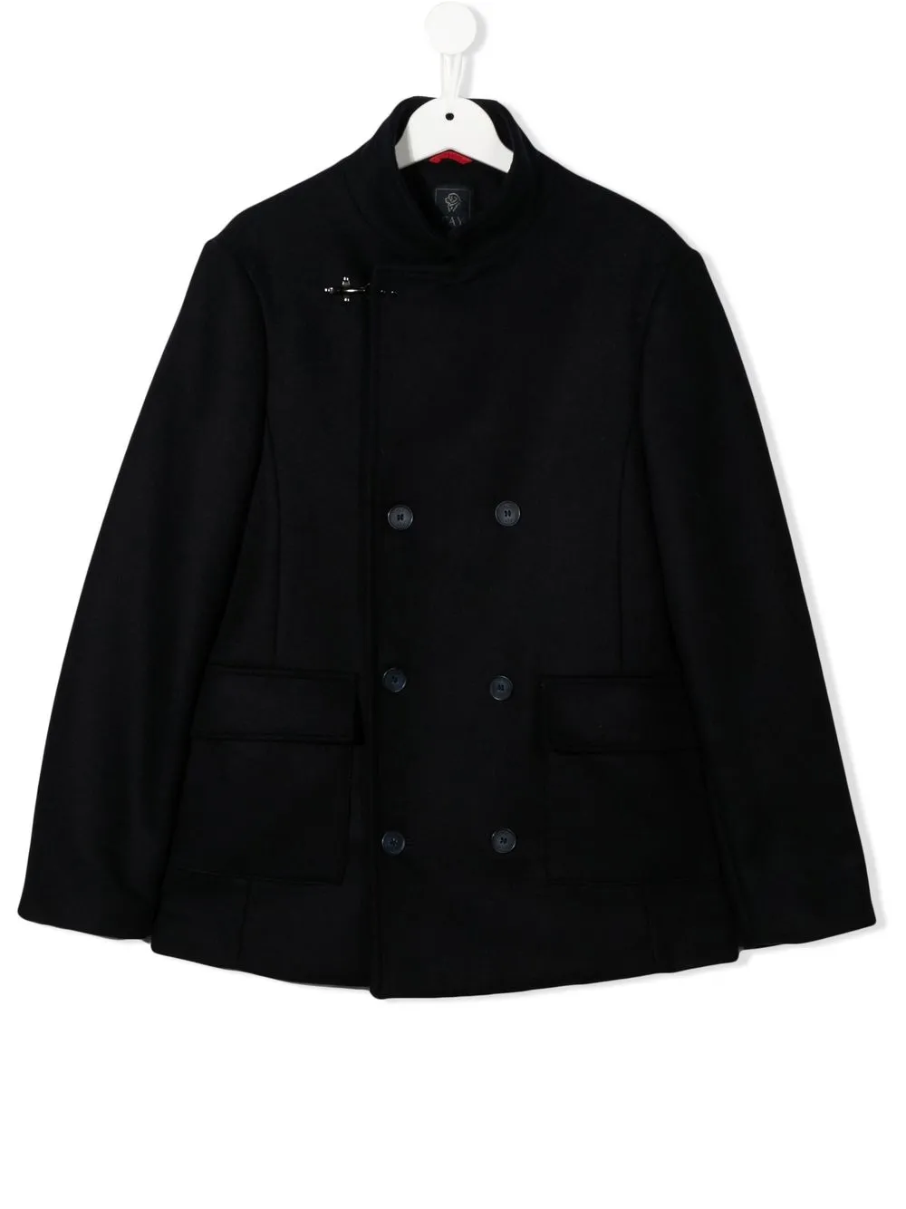 

Fay Kids double-breasted button coat - Blue