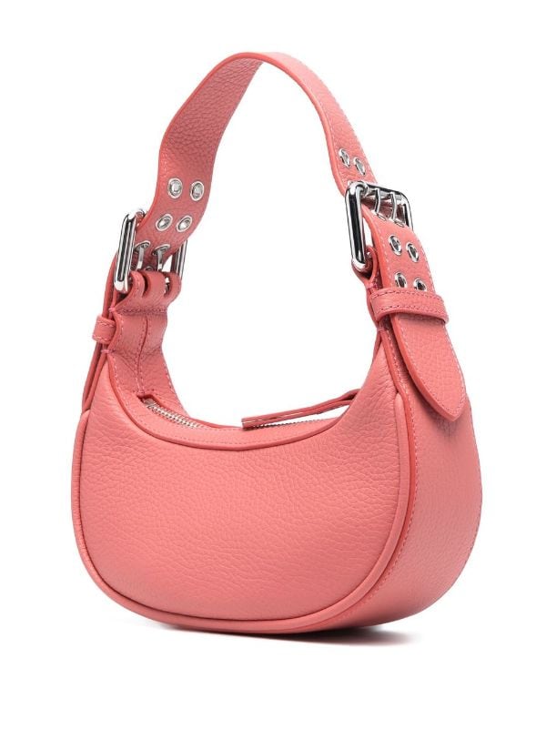 BY FAR: Pink Mini Soho Bag