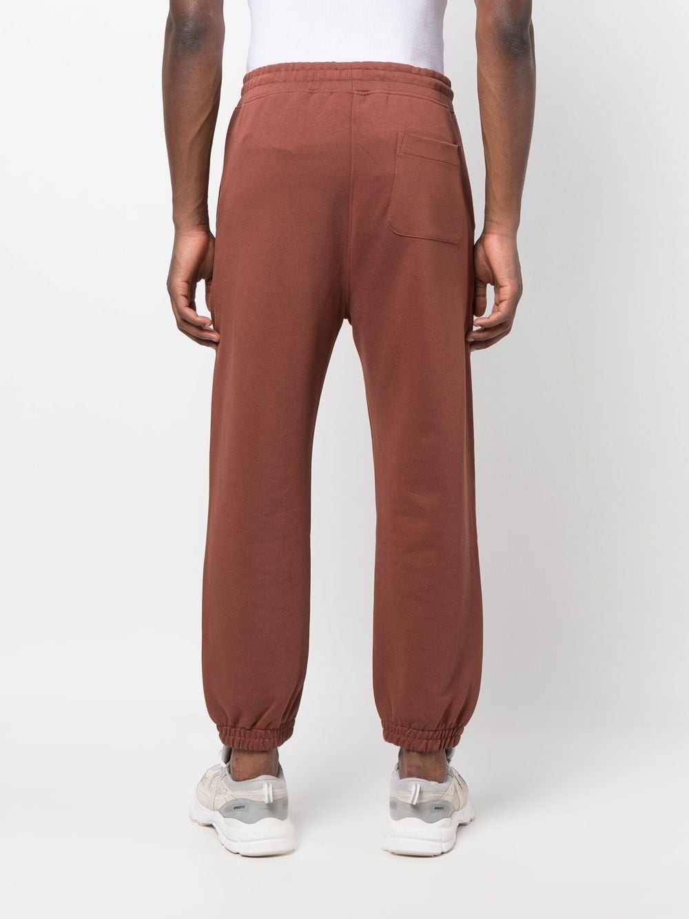 Shop Drôle De Monsieur Embroidered-logo Track Pants In Braun