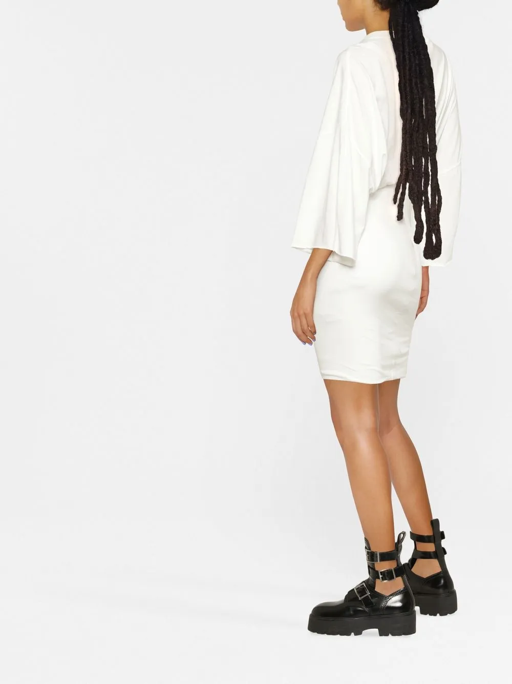  Rick Owens Drkshdw Tommy Kleid   Weiß 