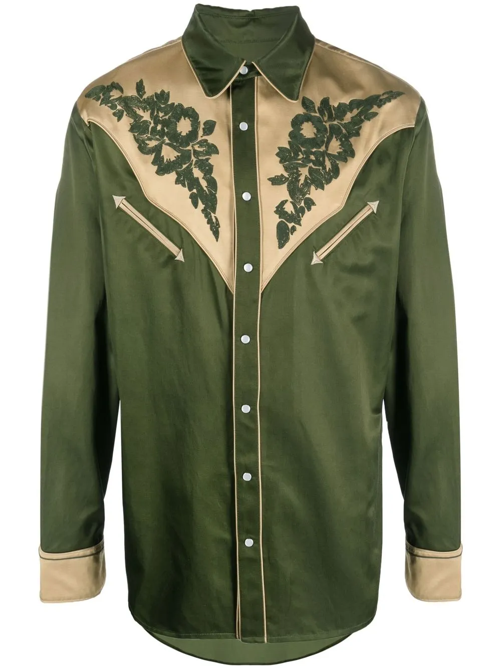 

Kenzo camisa con estampado floral - Verde