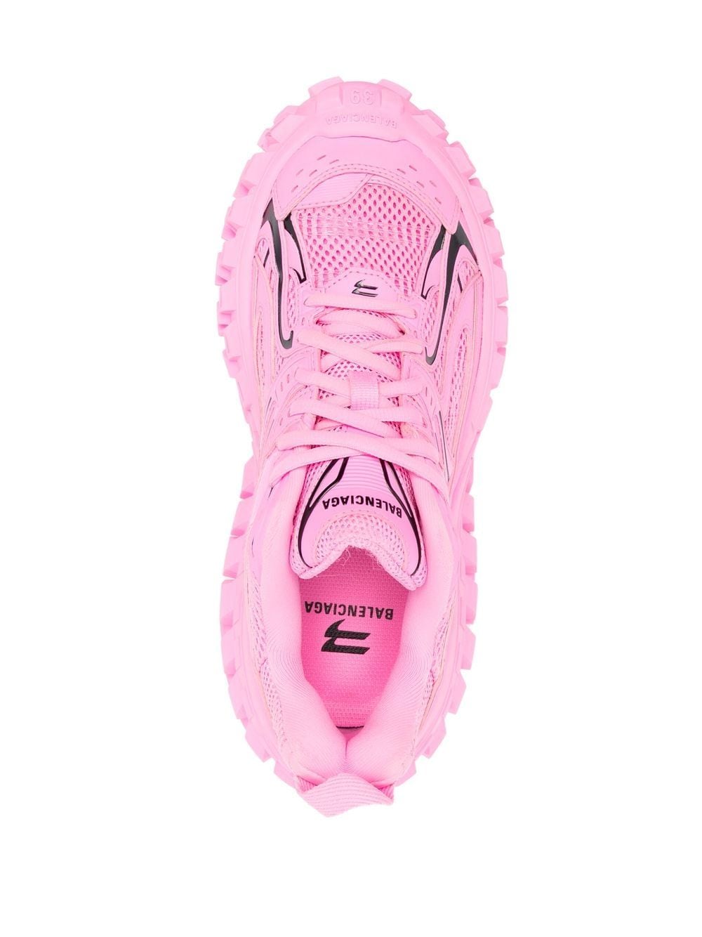 Shop Balenciaga Bouncer Chunky-sole Sneakers In Pink