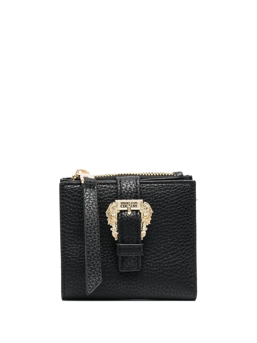 

Versace Jeans Couture cartera con hebilla del logo - Negro