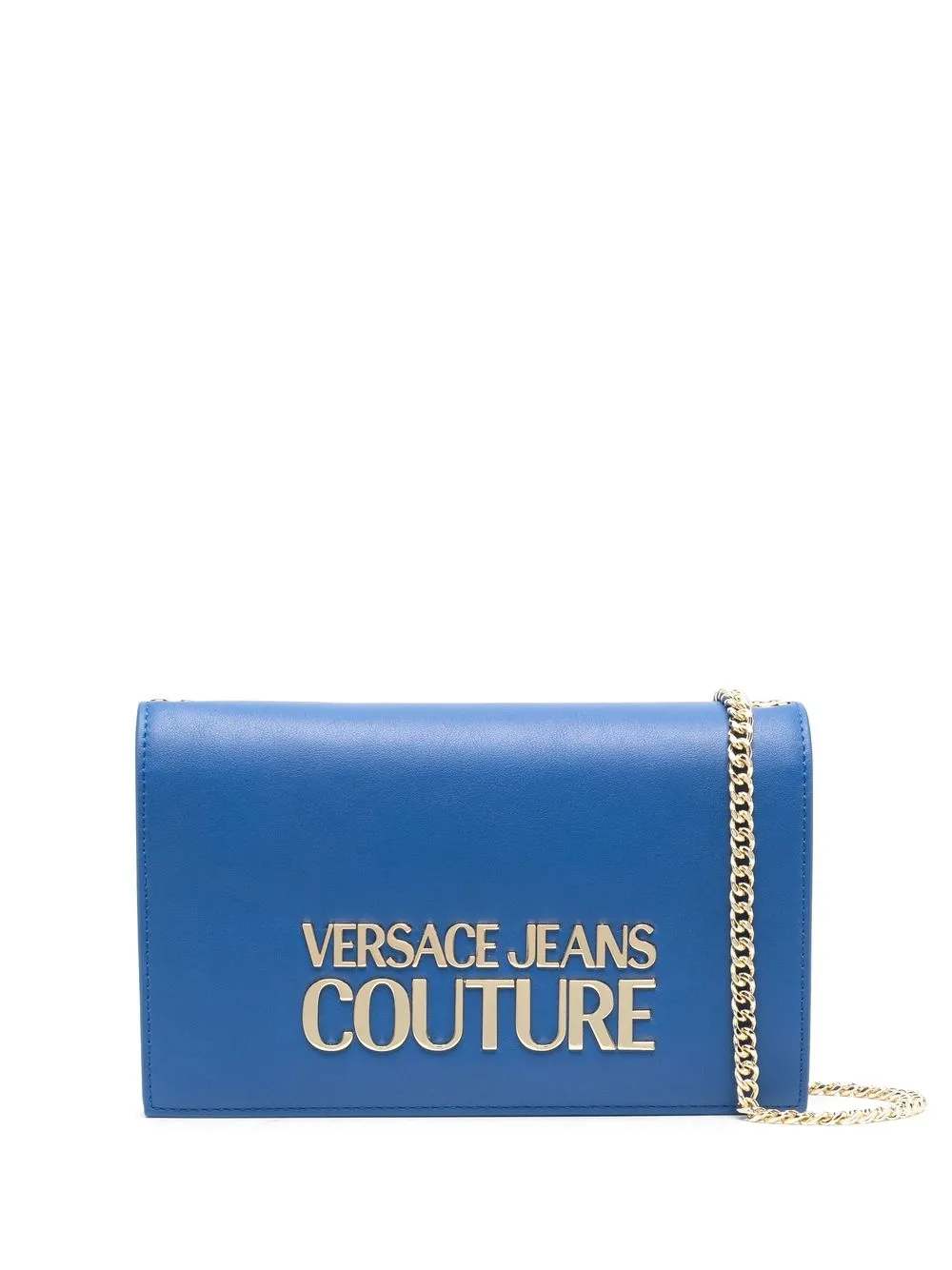 

Versace Jeans Couture bolsa crossbody con aplique del logo - Azul