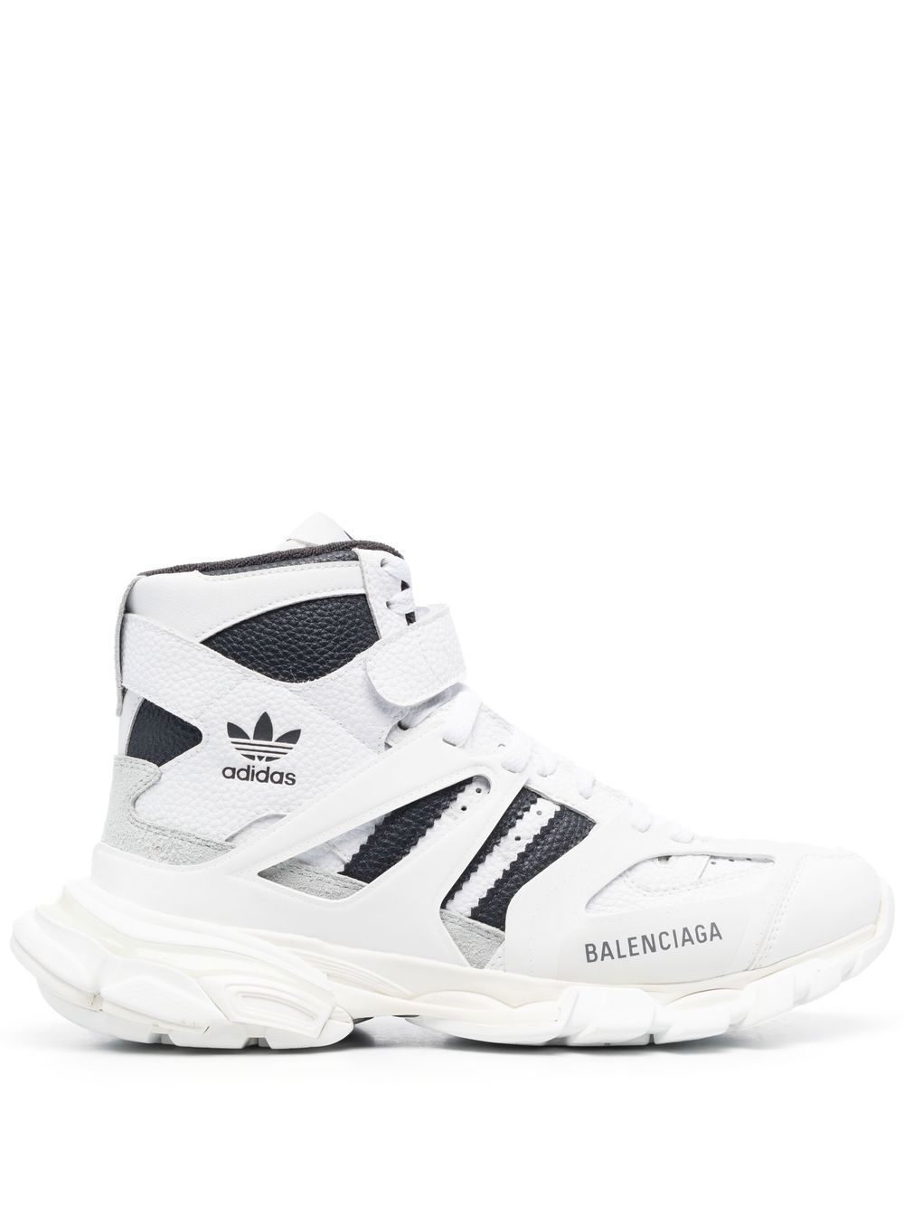 Balenciaga X Adidas High-top-sneakers In White