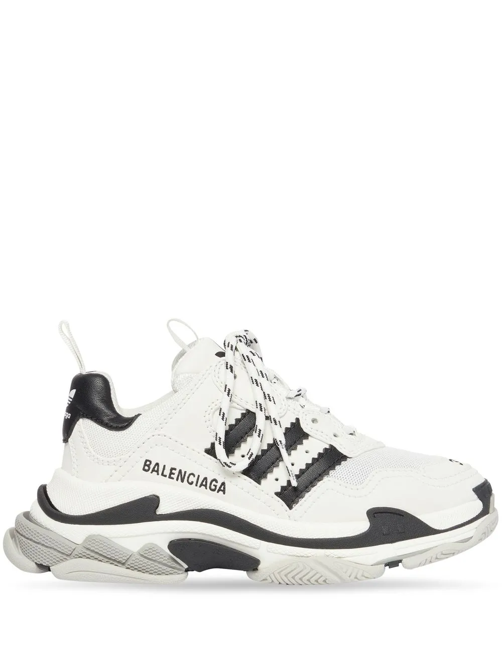 Balenciaga x Adidas Triple S 低帮运动鞋- Farfetch