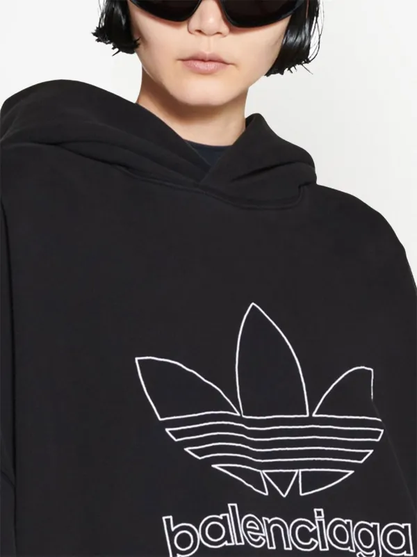 balenciaga×adidas オーバーサイズ  パーカー 美品