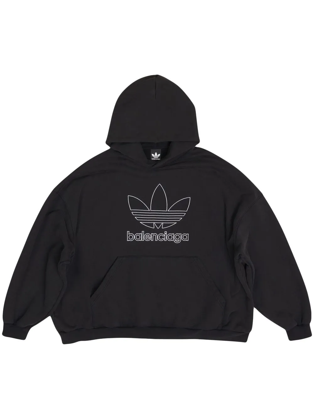 BALENCIAGA adidas パーカーカラーブラック