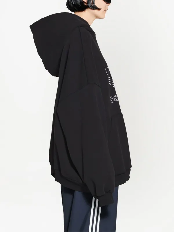 Balenciaga x Adidas Oversized Hoodie - Farfetch