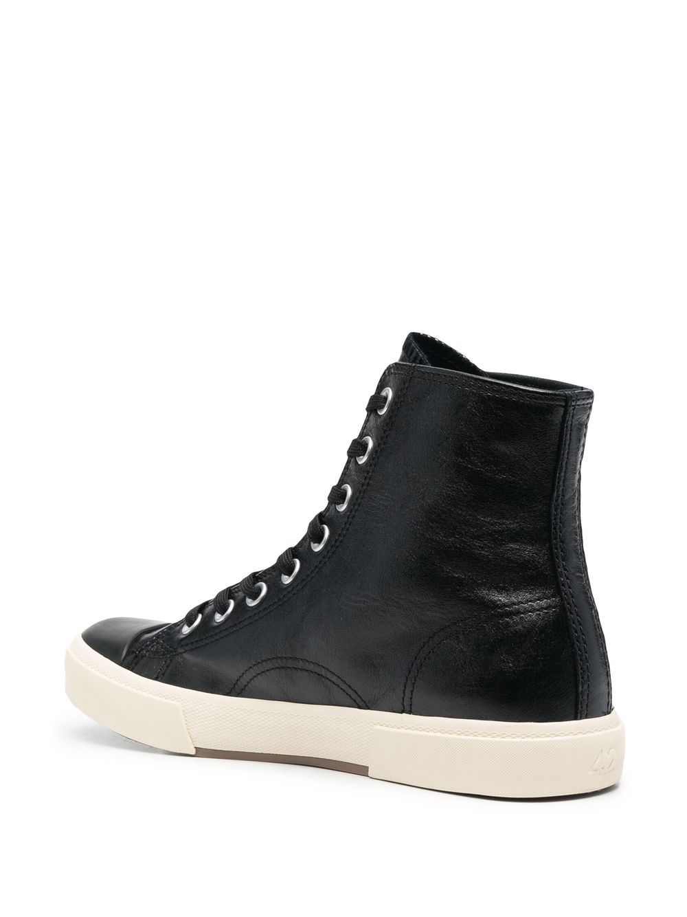 Shop Balenciaga Paris High-top Sneakers In Black