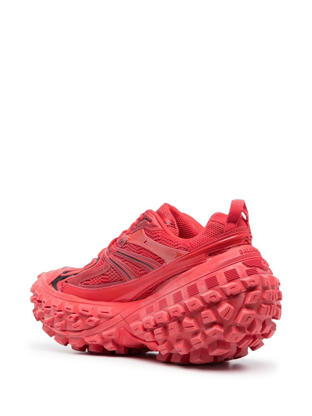 Shop Balenciaga Bouncer Chunky-sole Sneakers In Red