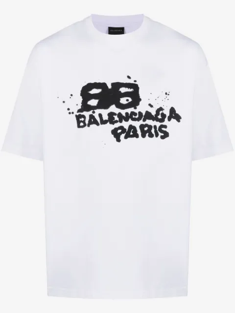 Balenciaga camisa Hand Drawn BB Icon