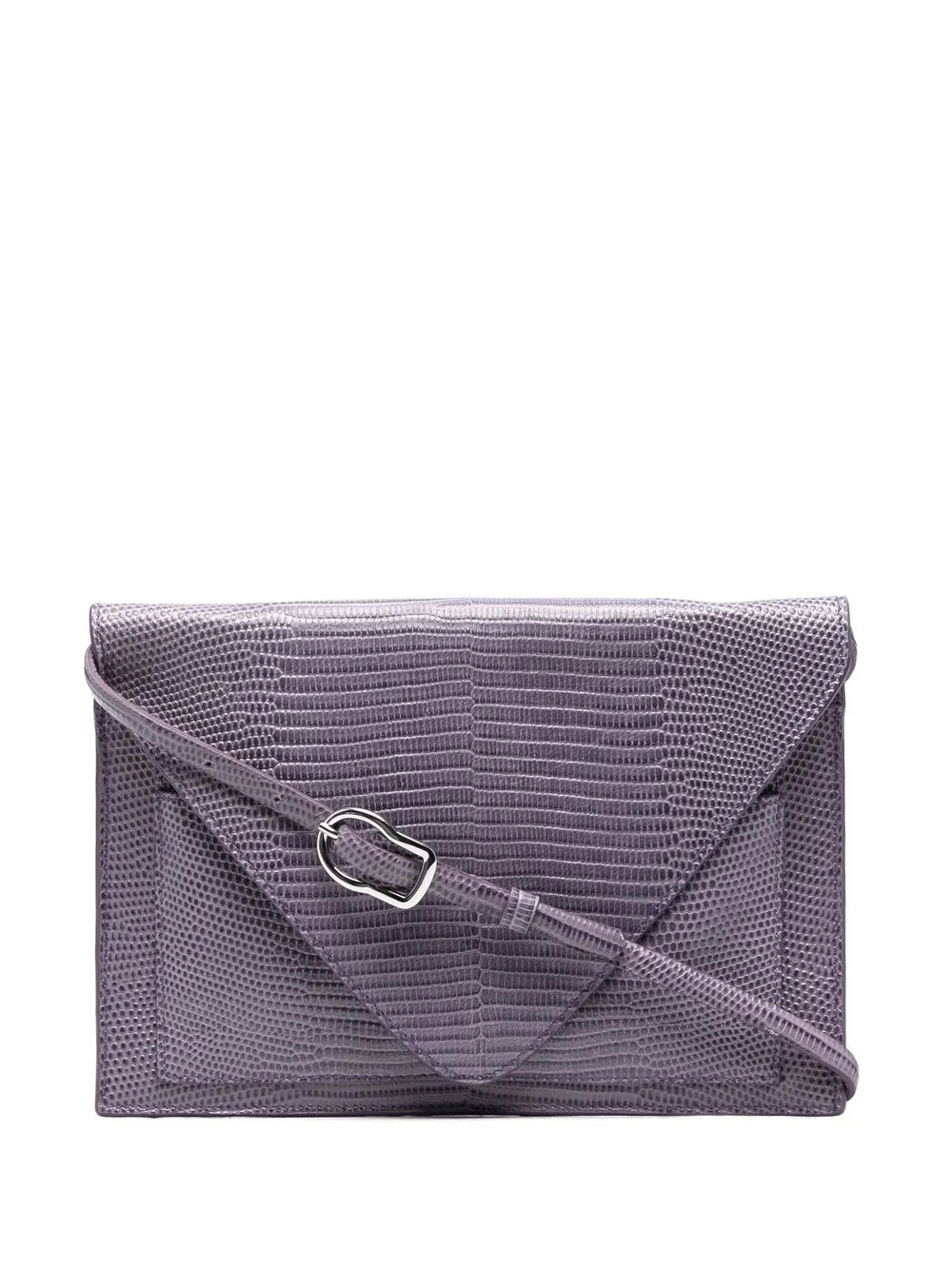 

Dorothee Schumacher bolsa de hombro con efecto de piel de cocodrilo - Morado