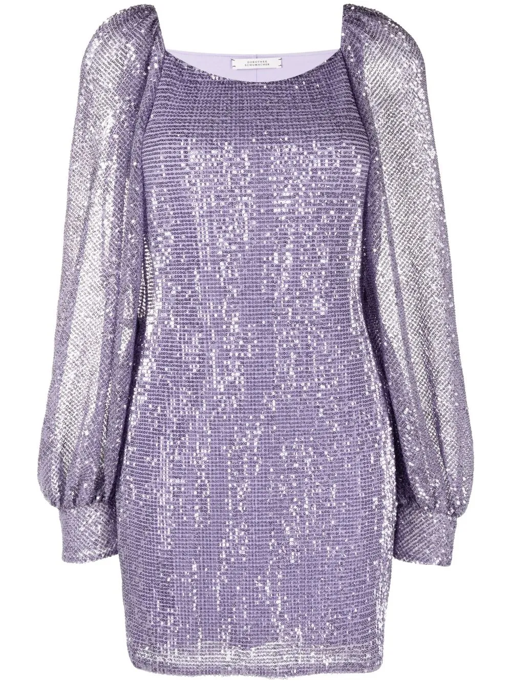 

Dorothee Schumacher sequin-embellished shift dress - Purple