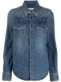 Dorothee Schumacher patch-pocket denim shirt - Blue
