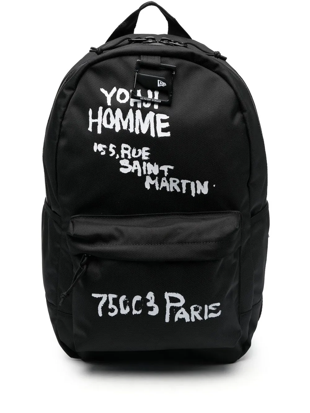 

Yohji Yamamoto mochila Light con cierre - Negro