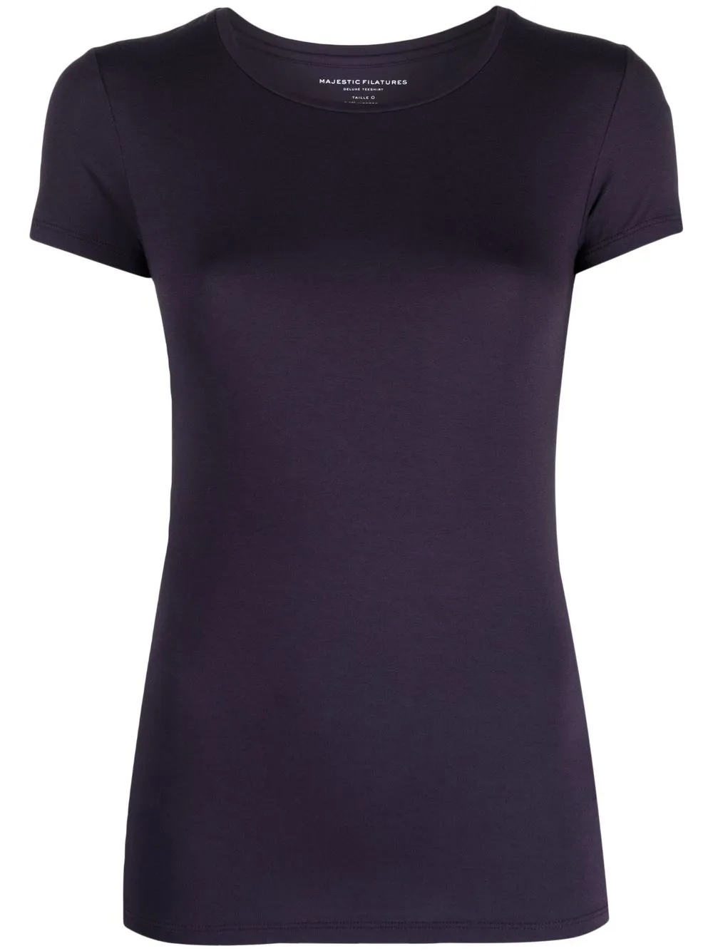 

Majestic Filatures playera con cuello redondo - Morado