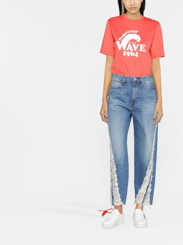 DSQUARED2 ディースクエアード グラフィック Tシャツ | ピンク 