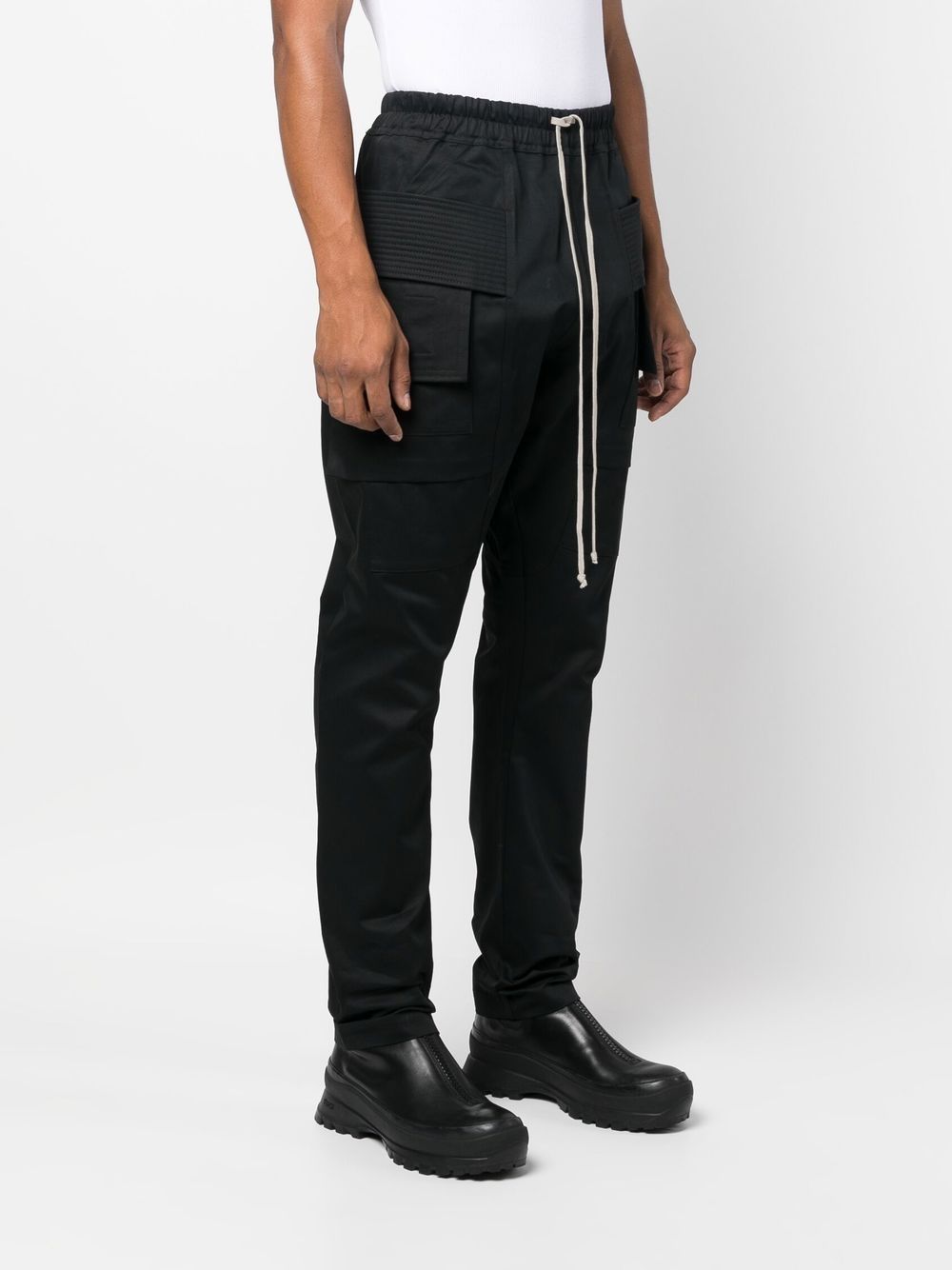 Rick Owens DRKSHDW ribbed-panel Cargo Trousers - Farfetch