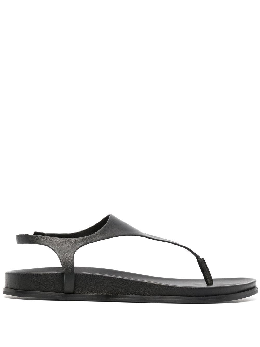 

St. Agni Agni Flat-Thong leather sandals - Black