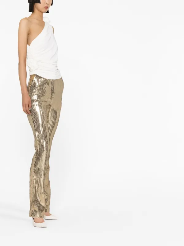 【関税込み】Magda Butrym ホワイト ワンショルダー トップス Magda Butrym: White One-Shoulder Top | SSENSE 日本