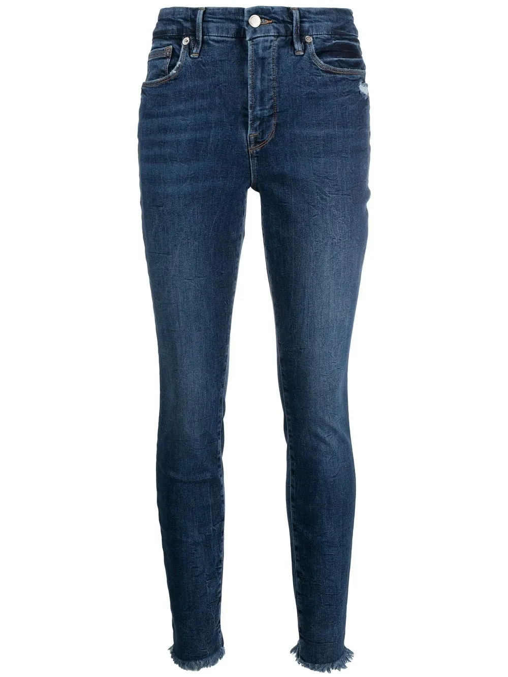 

Good American raw-cut skinny-fit jeans - Blue