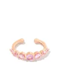 SHAY 18kt rose gold sapphire ear cuff - Pink