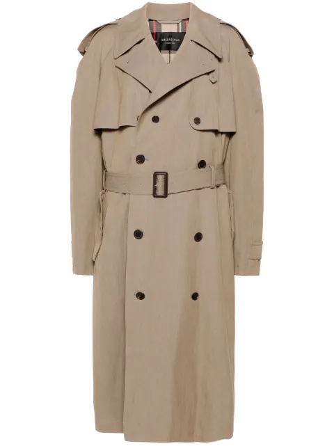 Balenciaga belted trench coat