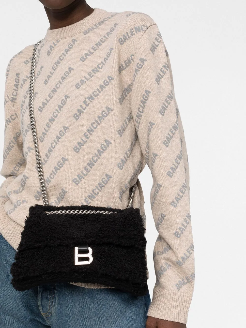 Balenciaga chain fanny online pack