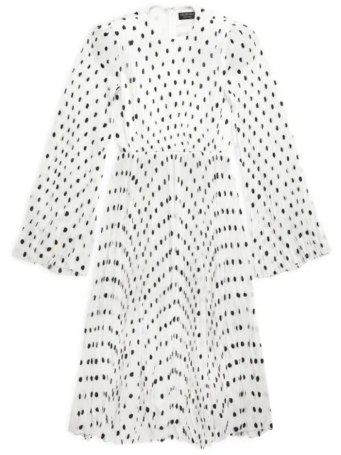 Balenciaga polka dot print dress 