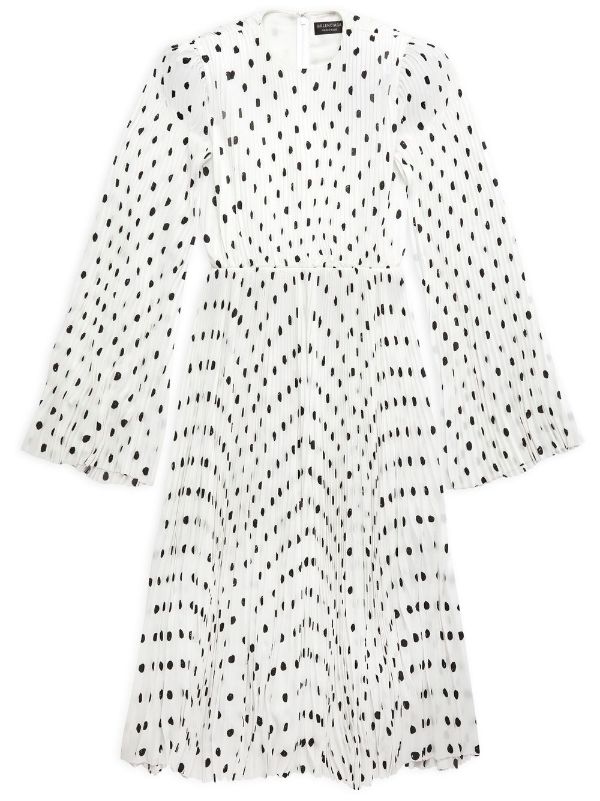 Zara polka dot outlet print dress