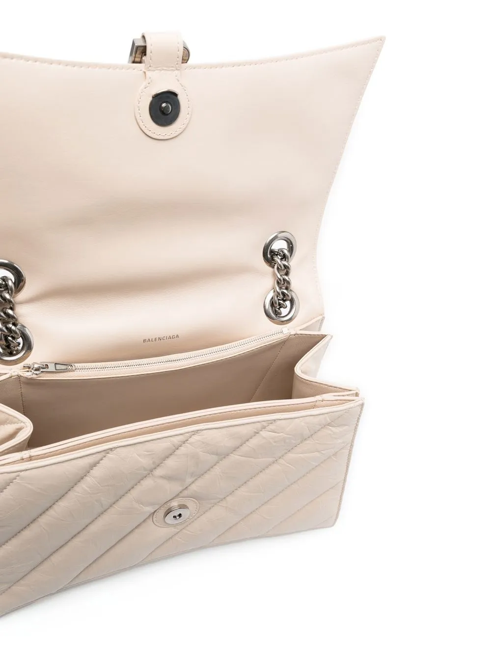 Balenciaga Crush Quilted Shoulder Bag Farfetch