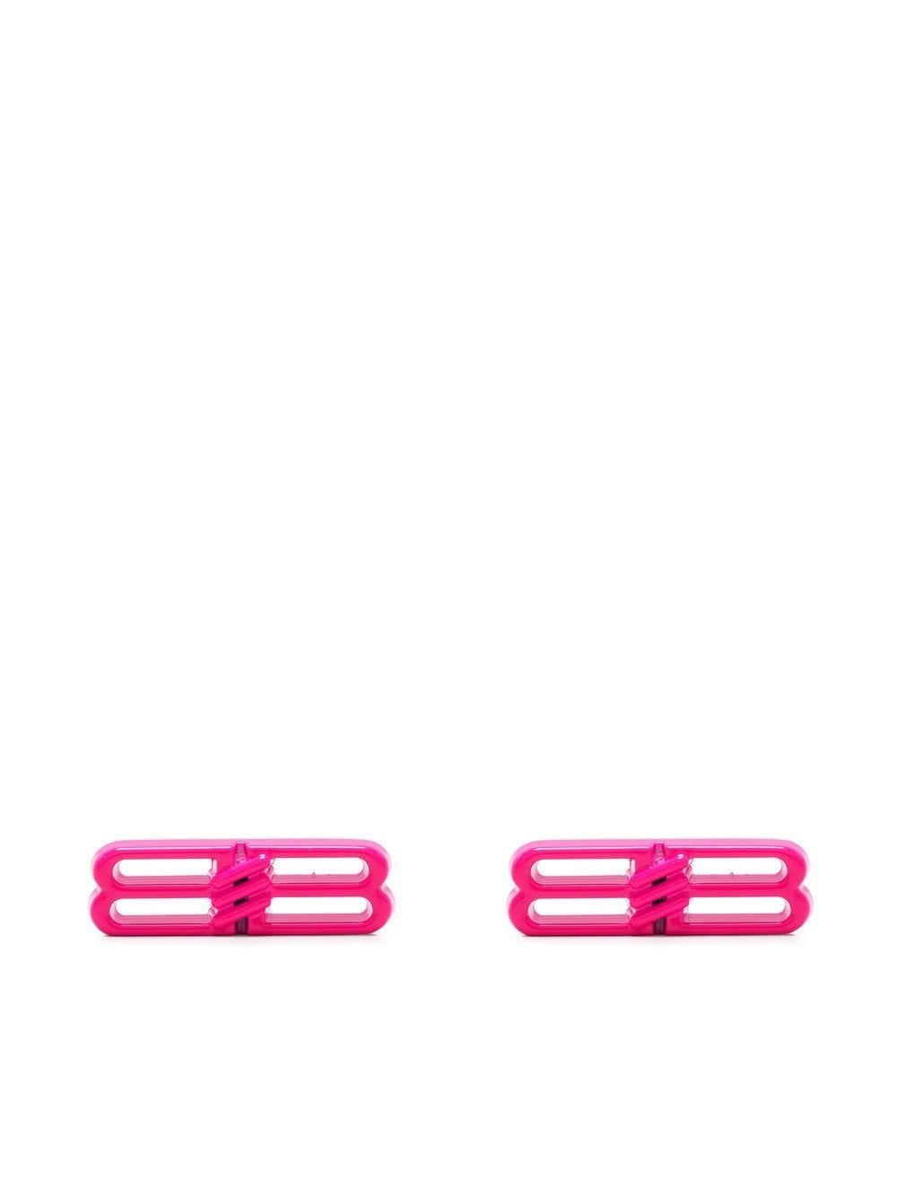 

Balenciaga BB Icon stud earrings - Pink