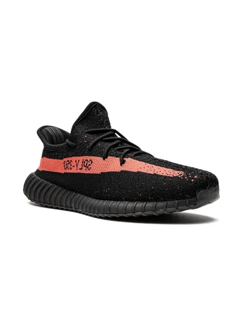Adidas Yeezy Kids Yeezy Boost 350 v2 "Core Black/Red" sneakers