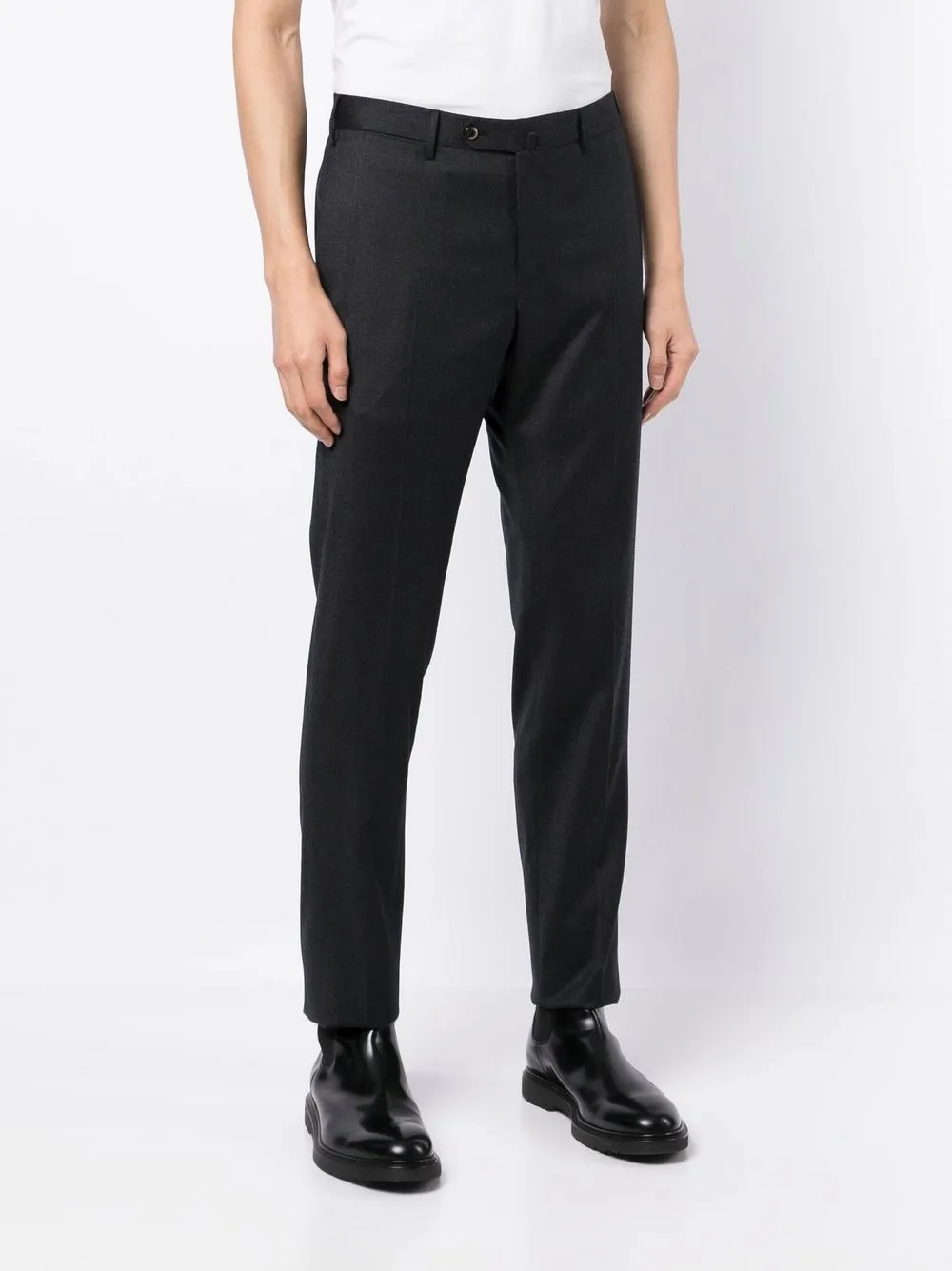  Pt Torino Klassische Slim Fit Hose   Grau 