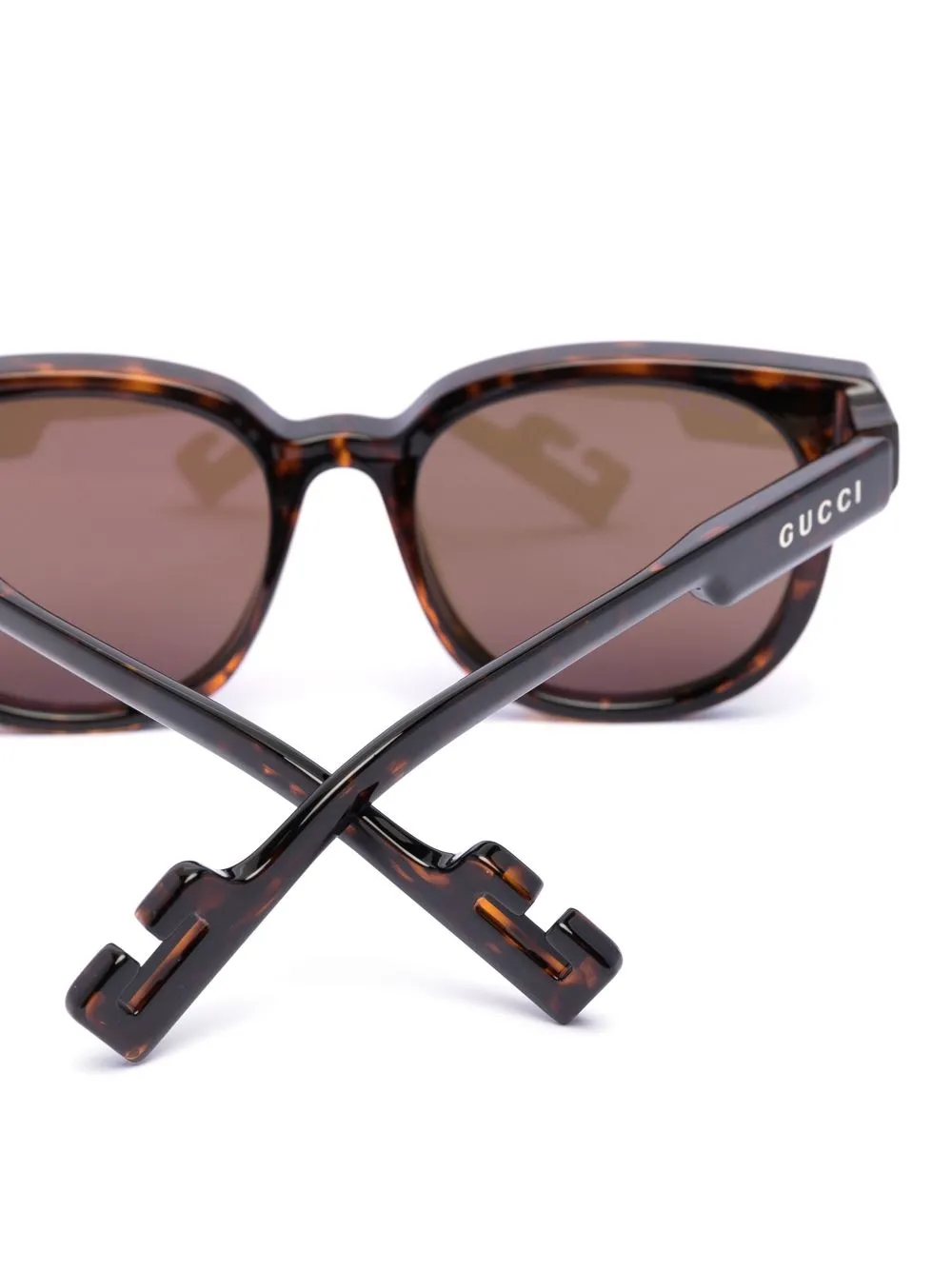 Gucci Eyewear 古驰 Mountain Injection 方框太阳眼镜 Farfetch