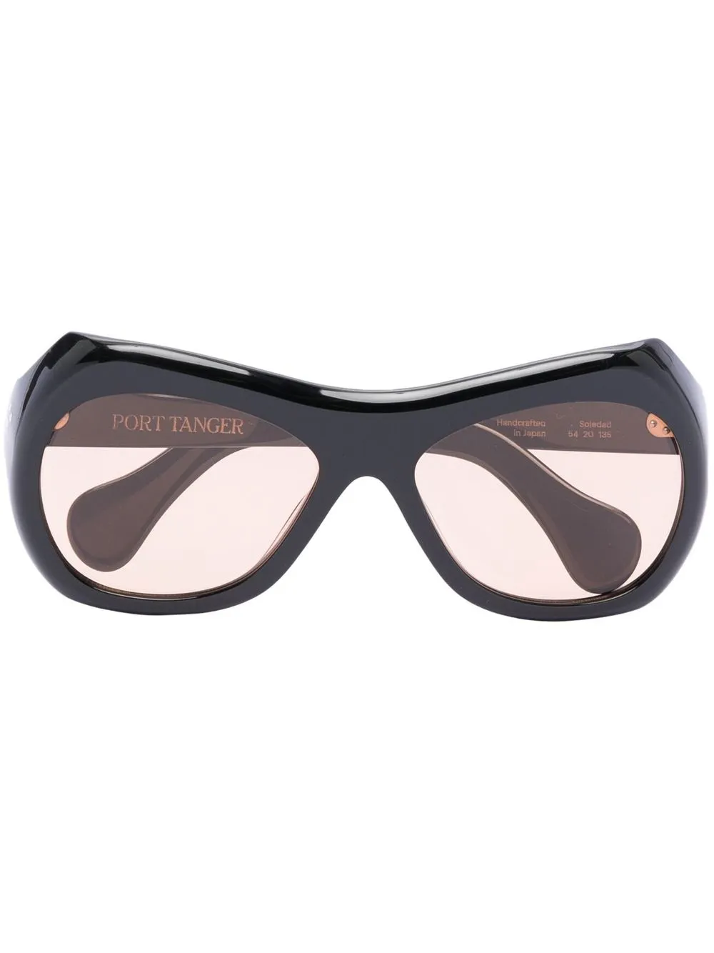 

Port Tanger lentes de sol Soledad - BLACK WITH AMBER LENS