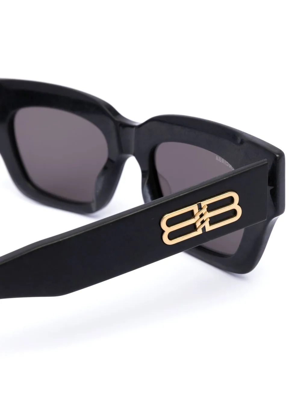 Balenciaga Eyewear Logo lettering Square frame Sunglasses Farfetch