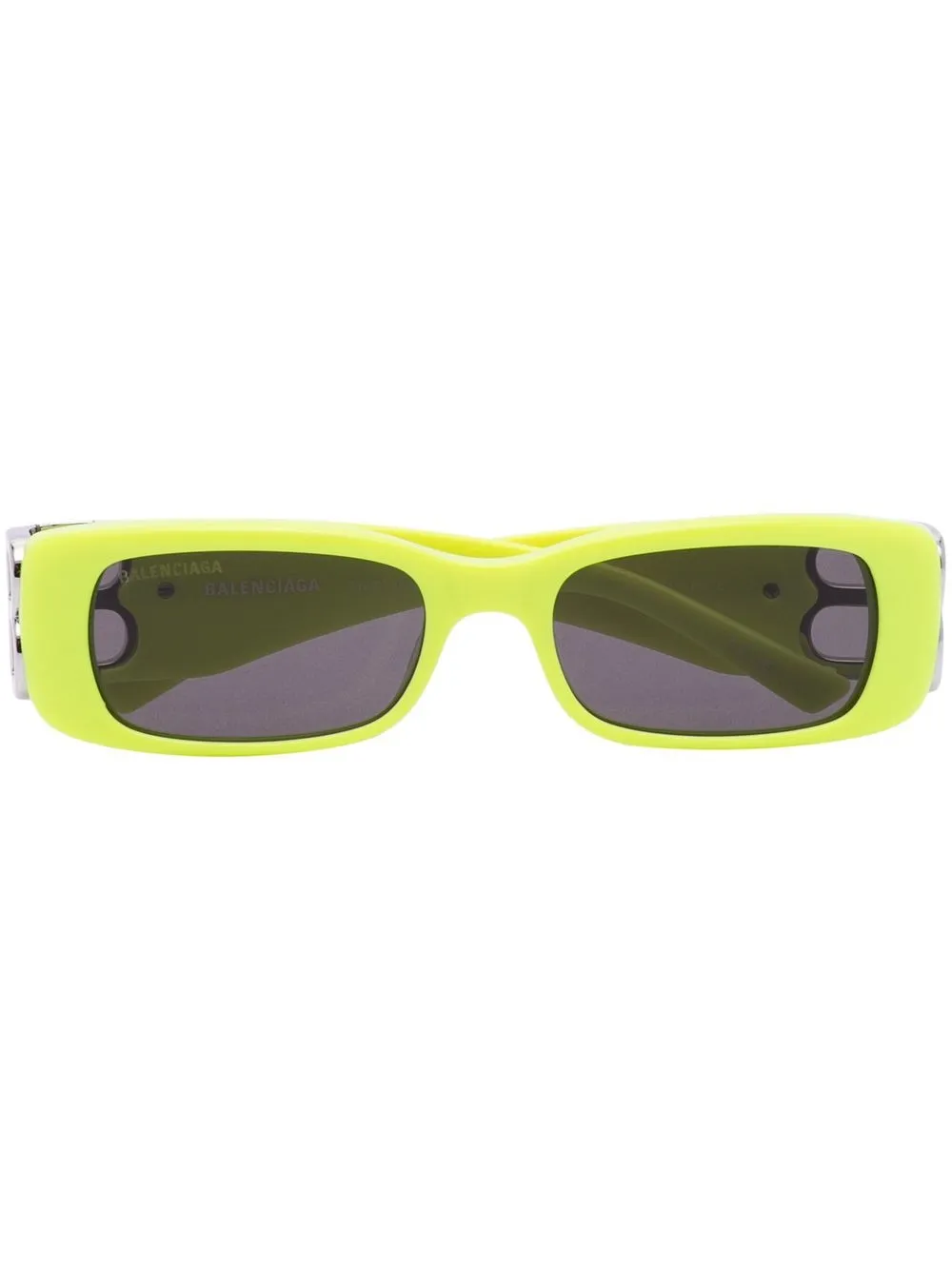 

Balenciaga Eyewear lentes de sol con armazón rectangular - Amarillo