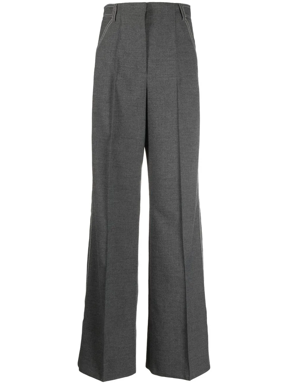 

Dorothee Schumacher pressed-crease palazzo pants - Grey