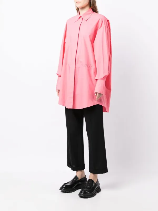 Patou オーバーサイズ シャツ | ピンク | FARFETCH JP