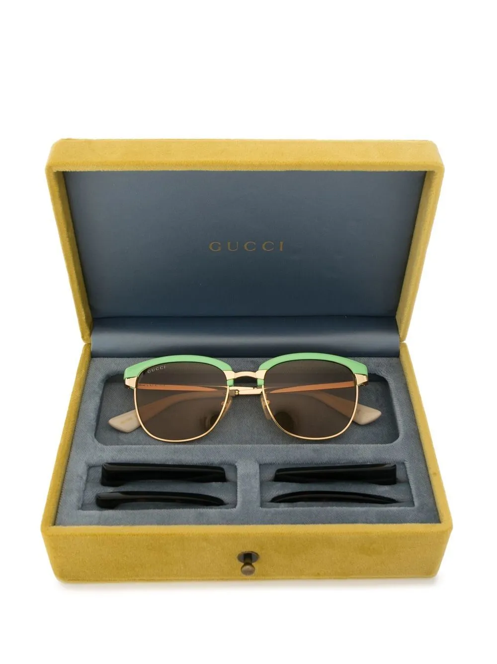 Gucci Eyewear interchangeable-rim round sunglasses | Image 6