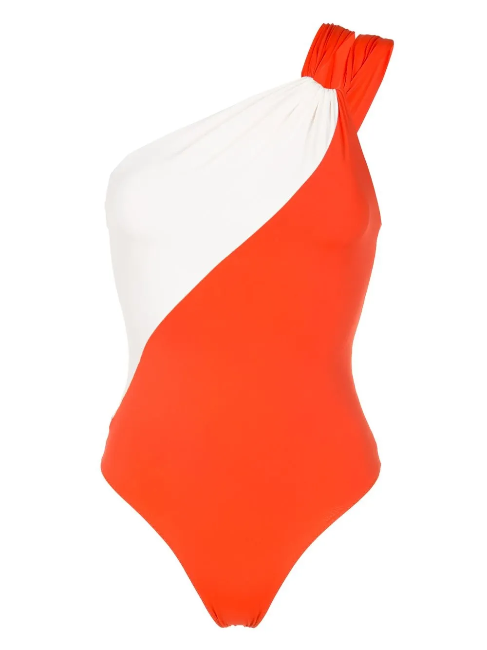 Clube Bossa Asymmetrisch badpak Oranje