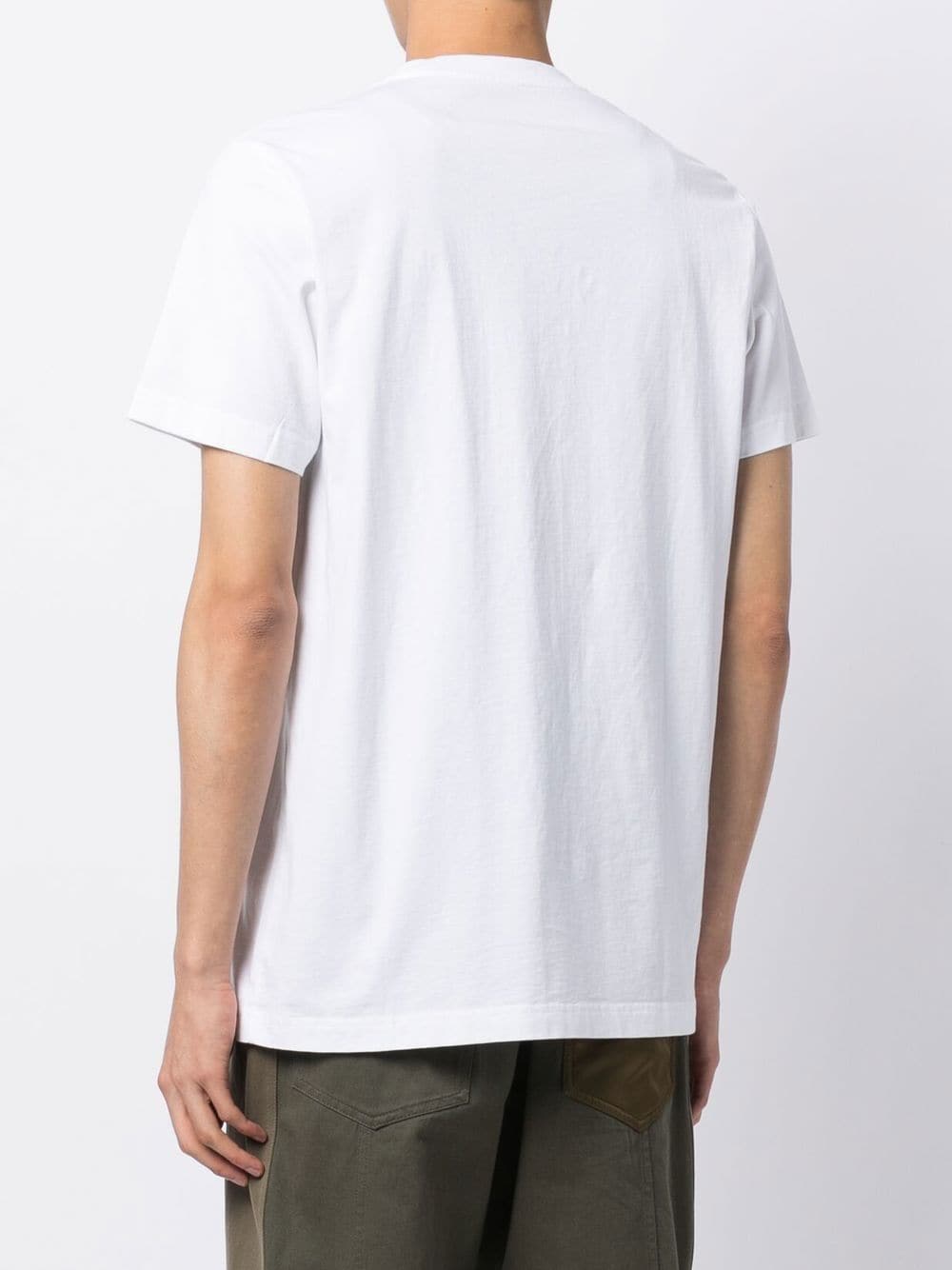 Shop Maharishi Logo-print T-shirt In White