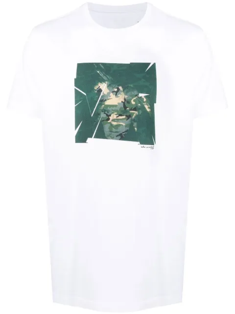 Maharishi playera con logo estampado