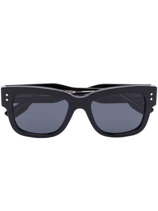 Gucci tinted square store sunglasses