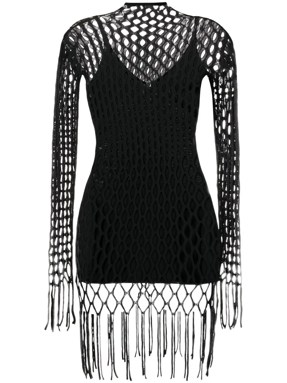 

Dion Lee Reef net mini dress - Black