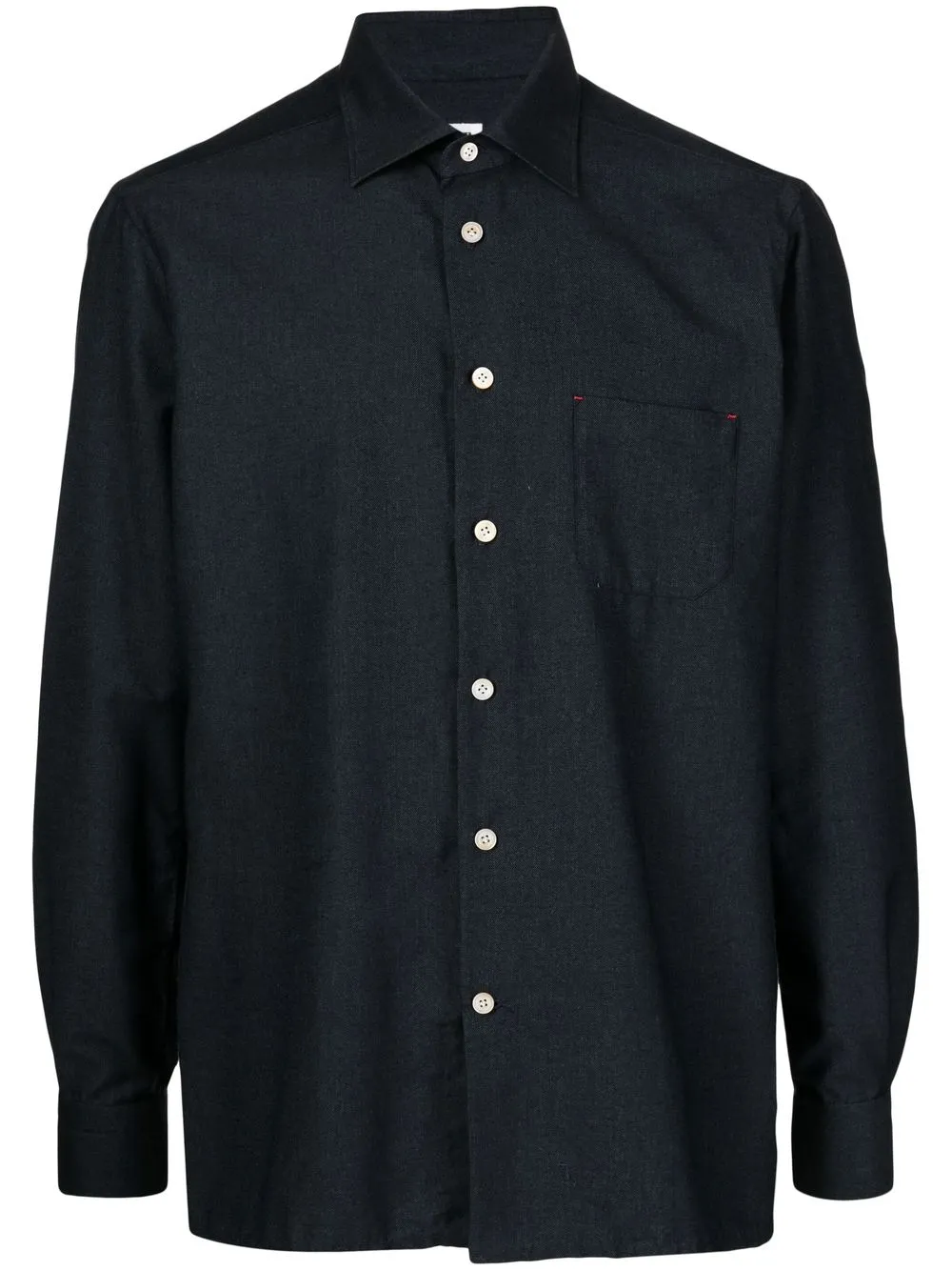 

Kiton camisa manga larga con botones - Azul